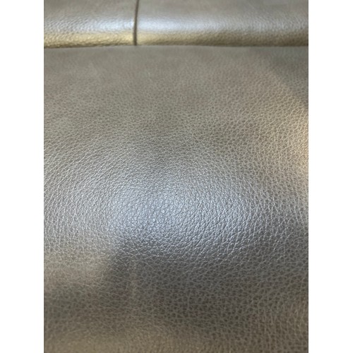 3188 - A dark grey Aiden & Ivy Spencer Leather Armchair, Original RRP £541.66 + Vat (4216A-25) *This lot is... 