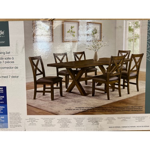 3196 - A Blakely 7 piece  Extendable Whalen Dining Set, Original RRP £666.66 + Vat (4216A-9) (Part boxed)*T... 