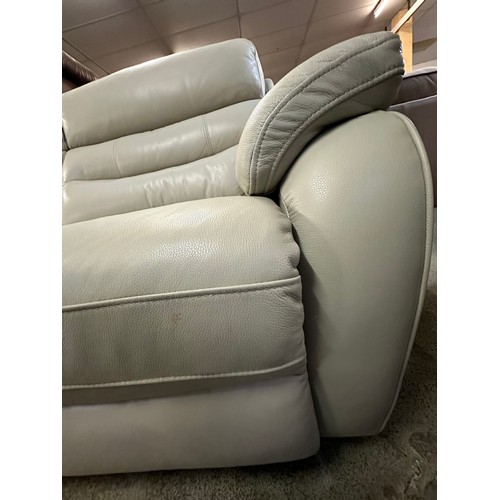 3190 - A Fletcher 3 seater Light Grey Power Recliner, Original RRP £1124.99 + Vat (4216A-12) *This lot is s... 