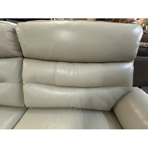 3190 - A Fletcher 3 seater Light Grey Power Recliner, Original RRP £1124.99 + Vat (4216A-12) *This lot is s... 