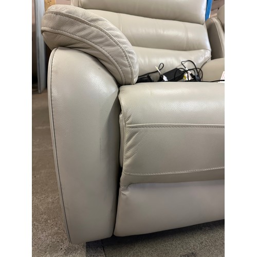 3192 - A Fletcher Light Grey Power Recliner, Original RRP £624.99 + Vat (4216A-13) *This lot is subject to ... 