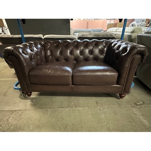 3194 - An Allington 2 Seater Brown Leather Sofa, Original RRP £1416.66 + Vat (4216A-7) *This lot is subject... 