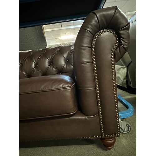 3194 - An Allington 2 Seater Brown Leather Sofa, Original RRP £1416.66 + Vat (4216A-7) *This lot is subject... 