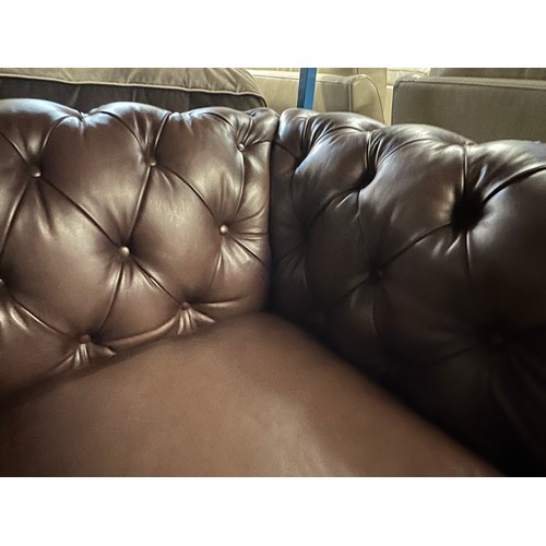 3194 - An Allington 2 Seater Brown Leather Sofa, Original RRP £1416.66 + Vat (4216A-7) *This lot is subject... 