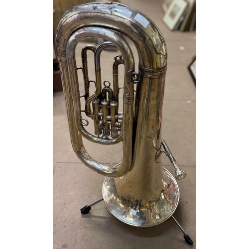 250 - A Boosey & Co. euphonium on stand