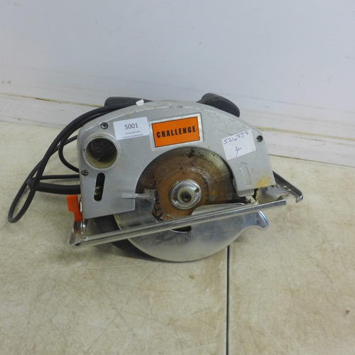 5001 - A Lynx CS-1050-A power saw and a Challenge MCS5025 power saw ** Lynx power saw failed PAT test due t... 