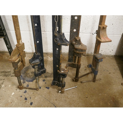 5050 - Five 5ft sash clamps including a pair of Woden 108’s and three others