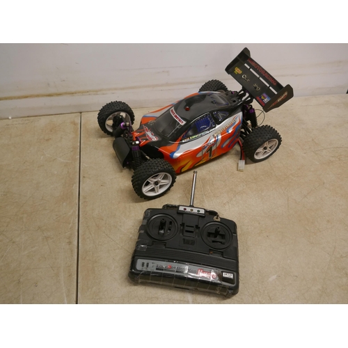 5061 - 3 electric remote control cars including 2 sand buggy's and a Moto ZMotoz3