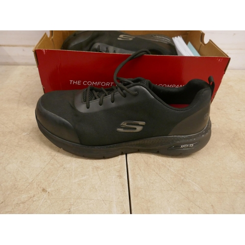 5064 - Two pairs of boxed size UK 11 mens steel toe Skechers work boots