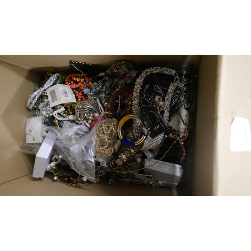 5068 - Three boxes of costume jewellery, 30kg in total