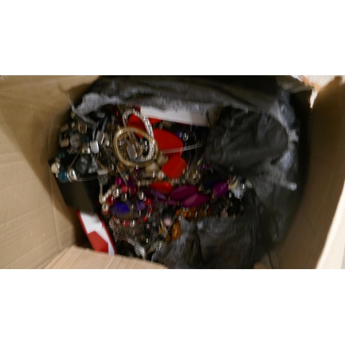 5068 - Three boxes of costume jewellery, 30kg in total