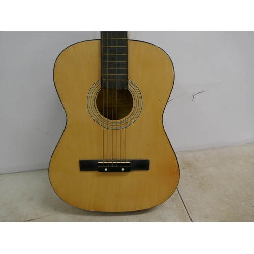 5083 - 2 acoustic guitars including a Herald HL34 and a Burswood JC-36F