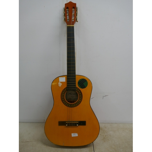 5083 - 2 acoustic guitars including a Herald HL34 and a Burswood JC-36F