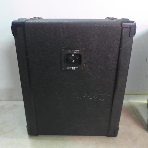 5102 - A pair of Kinetics 100w PA speakers