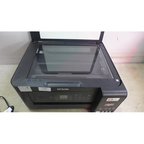 5106 - Two printers - A Epson ET-2851 eco tank and a HP color laser jet pro MFP M2823FDW