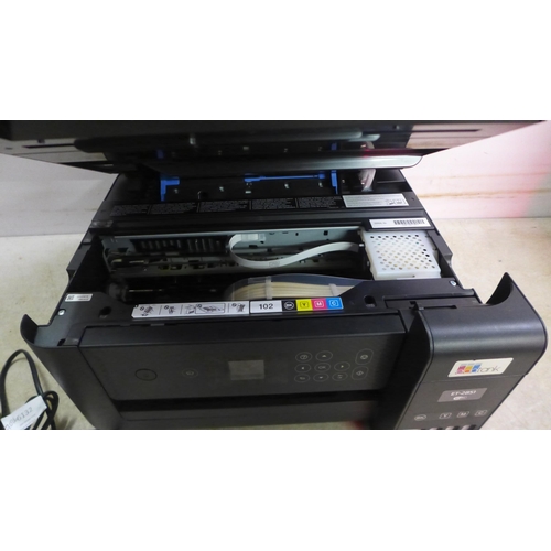 5106 - Two printers - A Epson ET-2851 eco tank and a HP color laser jet pro MFP M2823FDW