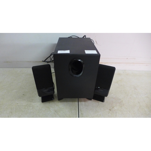 5110 - A pair of 'Edifier' M1350 2.1 multi media speakers, subwoofer and leads