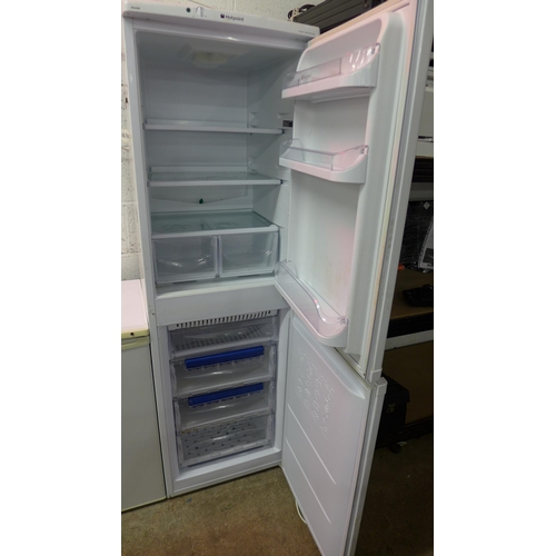 5111 - A Hotpoint Ice Diamond FFAA52 50-50 free standing fridge freezer ** Failed PAT test due to insulatio... 