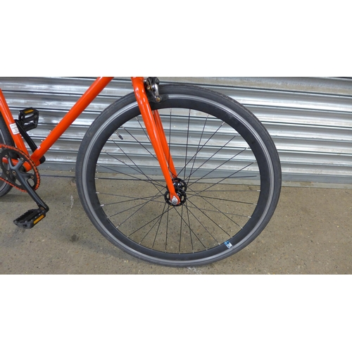 5130F - A steel framed single speed racing bike  * Police repossession