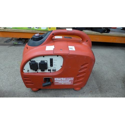 5182A - A Clarke Power inverter 2200W generator  * Police repossession