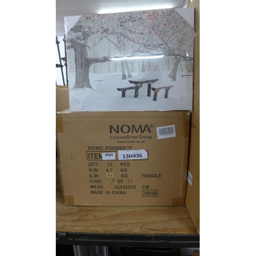 5237 - 11 Noma canvas prints  * This lot is subject to VAT