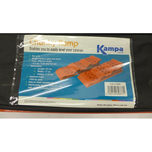 5243 - A Kampa Chunky Ramp and Milenco Precision noseweight gauge