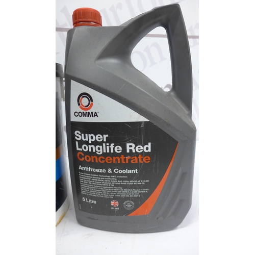 5252 - A 5 litre bottle of 5W-30 FJL engine oil (opened/partially used), a 4 litre bottle of 5W-40 fully sy... 