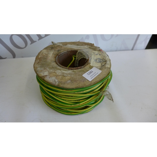 5283 - A quantity of assorted electrical cable including twin and earth cable, 3-core flex, earth cable, et... 