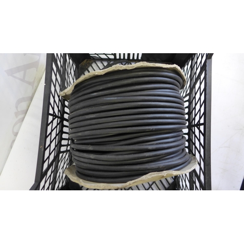 5283 - A quantity of assorted electrical cable including twin and earth cable, 3-core flex, earth cable, et... 