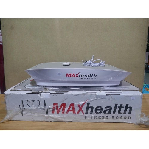 6129 - Maxhealth Fitness Board with remote, power lead and box, original RRP £399.99 *This lot is subject t... 