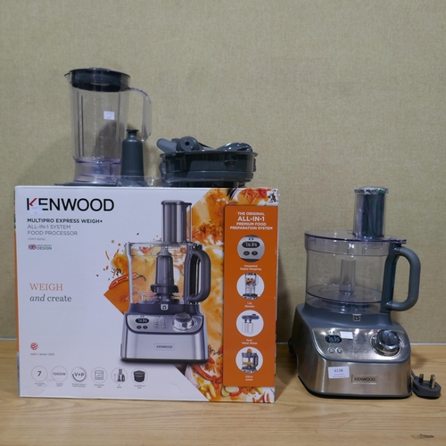 6138 - Kenwood All In One Food Processor with box and accessories, original RRP £109.99 *This lot is subjec... 