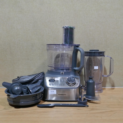 6138 - Kenwood All In One Food Processor with box and accessories, original RRP £109.99 *This lot is subjec... 