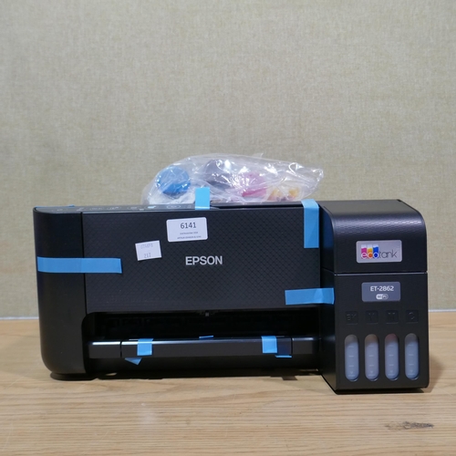 6141 - Epson Ecotank Et-2862 Printer with box and ink cartridges, original RRP £139.99 *This lot is subject... 