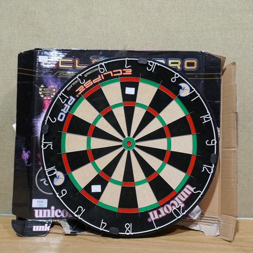 6142 - Unicorn E-Pro Dartboard with box   *This lot is subject to Vat