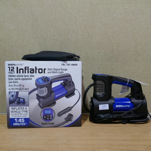 6146 - Bon Aire 12V tyre Inflator with box *This lot is subject to Vat