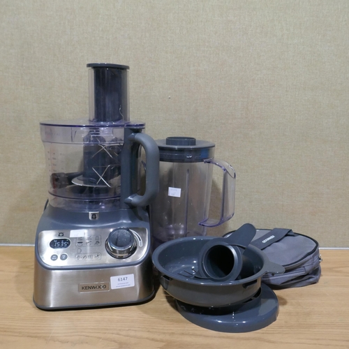 6147 - Kenwood All In One Food Processor with box and accessories, original RRP £109.99 *This lot is subjec... 