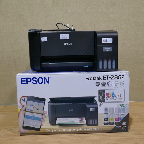 6148 - Epson Ecotank Et-2862 Printer with power lead and box, original RRP £139.99 *This lot is subject to ... 