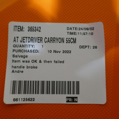 6184 - American Tourister Jetdriver Carry on suitcase (Broken handle)   *This lot is subject to Vat