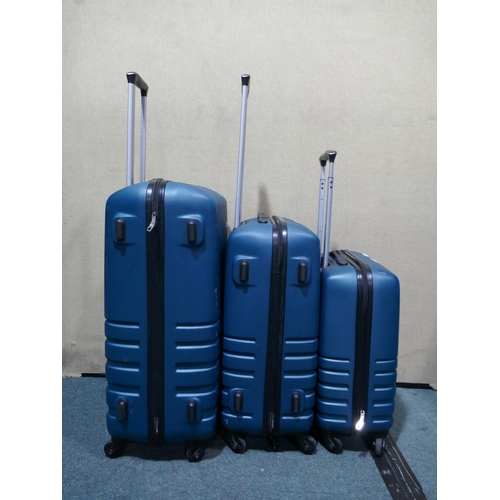 6188 - Rock Byron three piece Hardside Luggage Set, original RRP £108.33 *This lot is subject to Vat