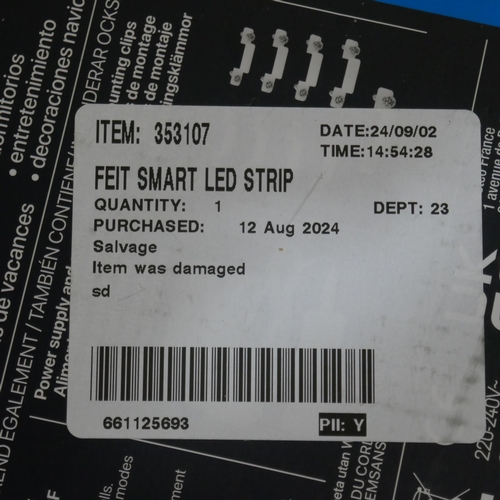 6098 - Feit Smart Led Strip Light with box and remote *This lot is subject to Vat