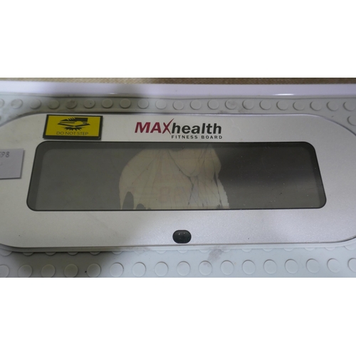 6294 - Maxhealth Fitness Board with remote and power lead, no box,  original RRP £399.99 *This lot is subje... 