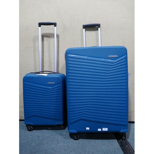 6304 - American Tourister Jetdriver Carryon suitcase and a American Tourister Jetdriver large suitcase  *Th... 