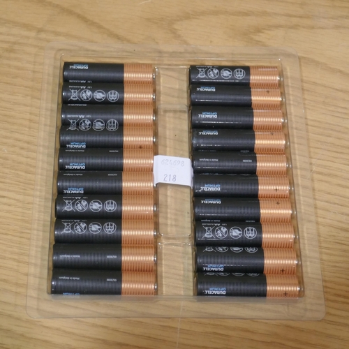 6091 - Three packs of Duracell AA Optimum Batteries *This lot is subject to Vat