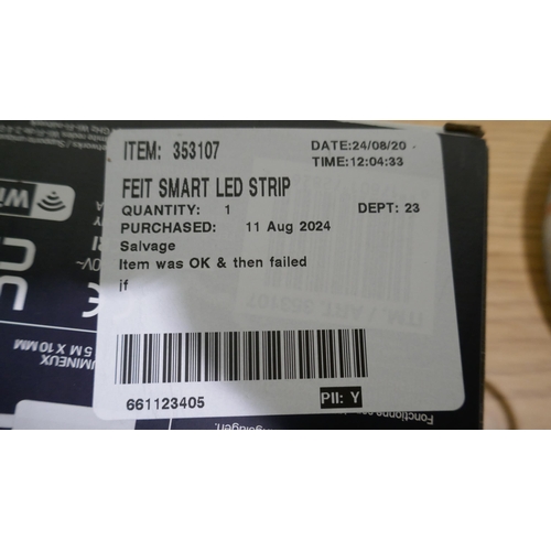 6108 - Feit Smart Led Strip Light with remote and box *This lot is subject to Vat