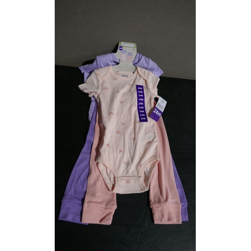 6229 - Pekkle baby grow pyjama sets of two x 10 with tags, size 18/24 months  (L337)  * This lot is subject... 