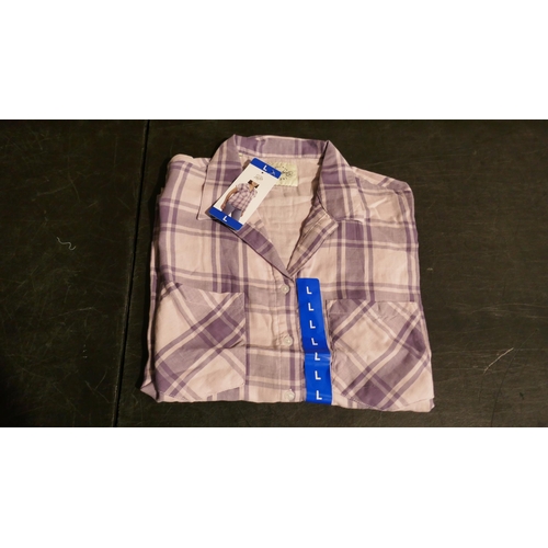 6232 - Jachs Girlfriend shirts x 30 with tags, purple, blue and pink, various sizes Majority with tags.  (L... 