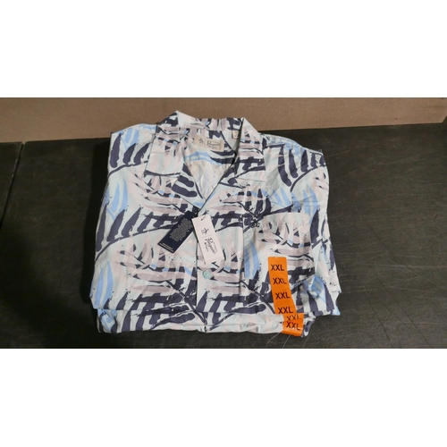 6194 - Penguin Hawaiian style shirts x 13 in blue and red with tags, various sizes  (L339)  *This lot is su... 