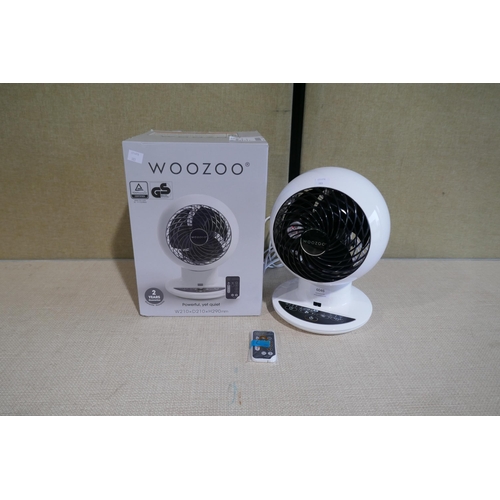 6046 - Iris Woozoo Desk Fan with remote and box  *This lot is subject to Vat