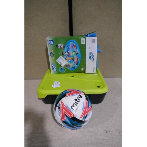 6061 - H20Go! Sprinkler Pad, Mitre Size 5 Football, Swingball All Surface Pro *This lot is subject to Vat