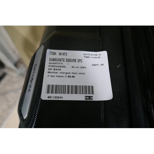 6018 - Samsonite Endure 2Pc Hardside Luggage Cases, original RRP £119.99 *This lot is subject to Vat